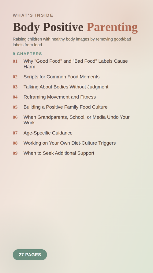 🌻 Body Positive Parenting