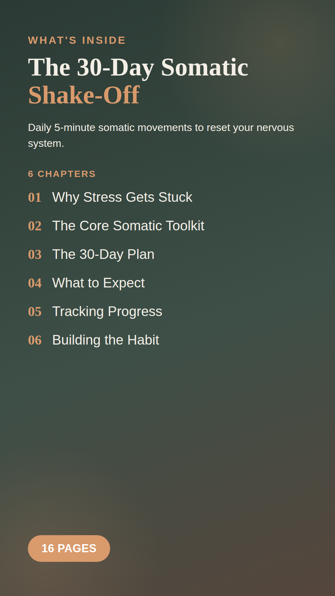 🌀 The 30-Day Somatic Shake-Off