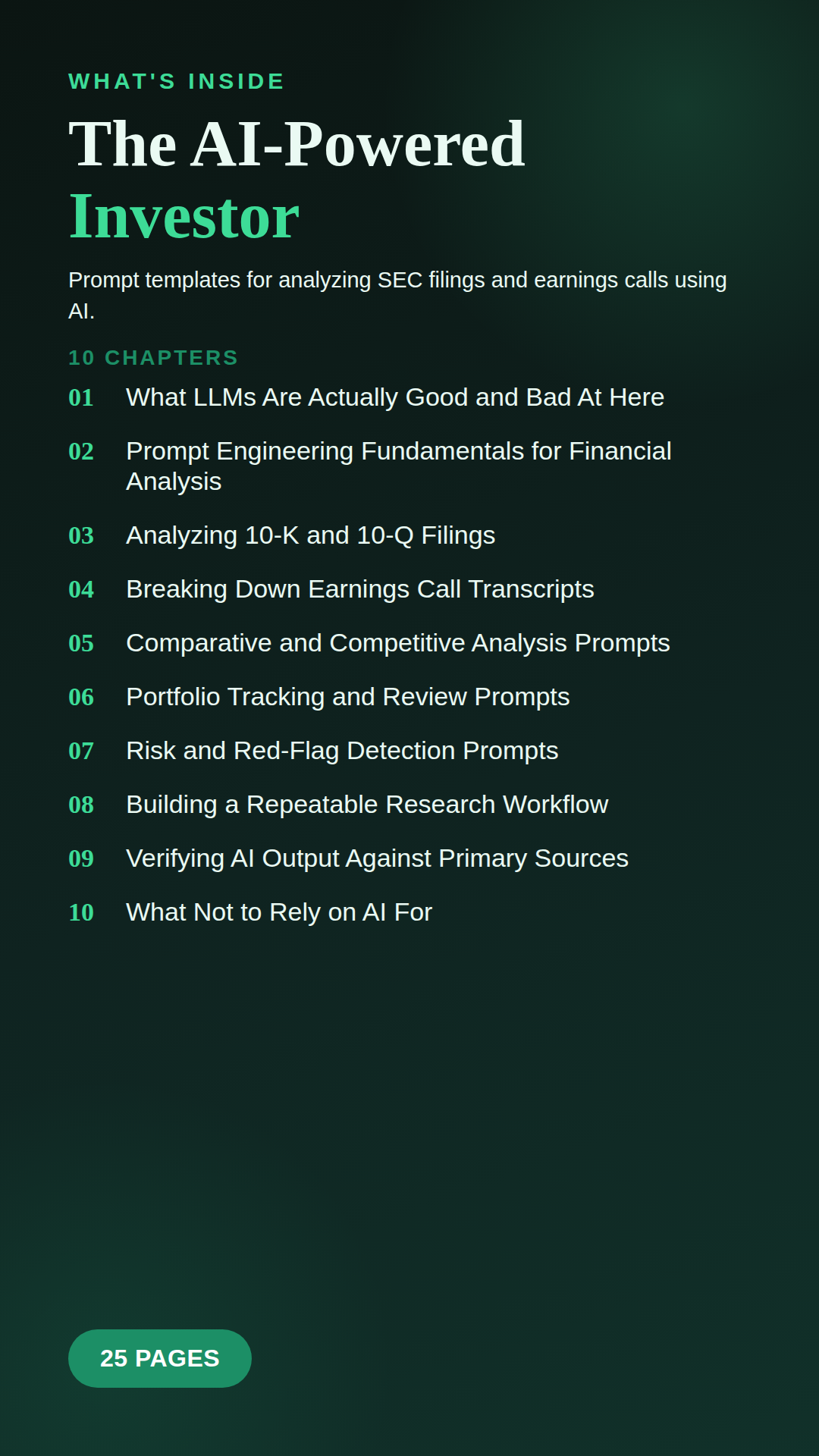 📊 The AI-Powered Investor
