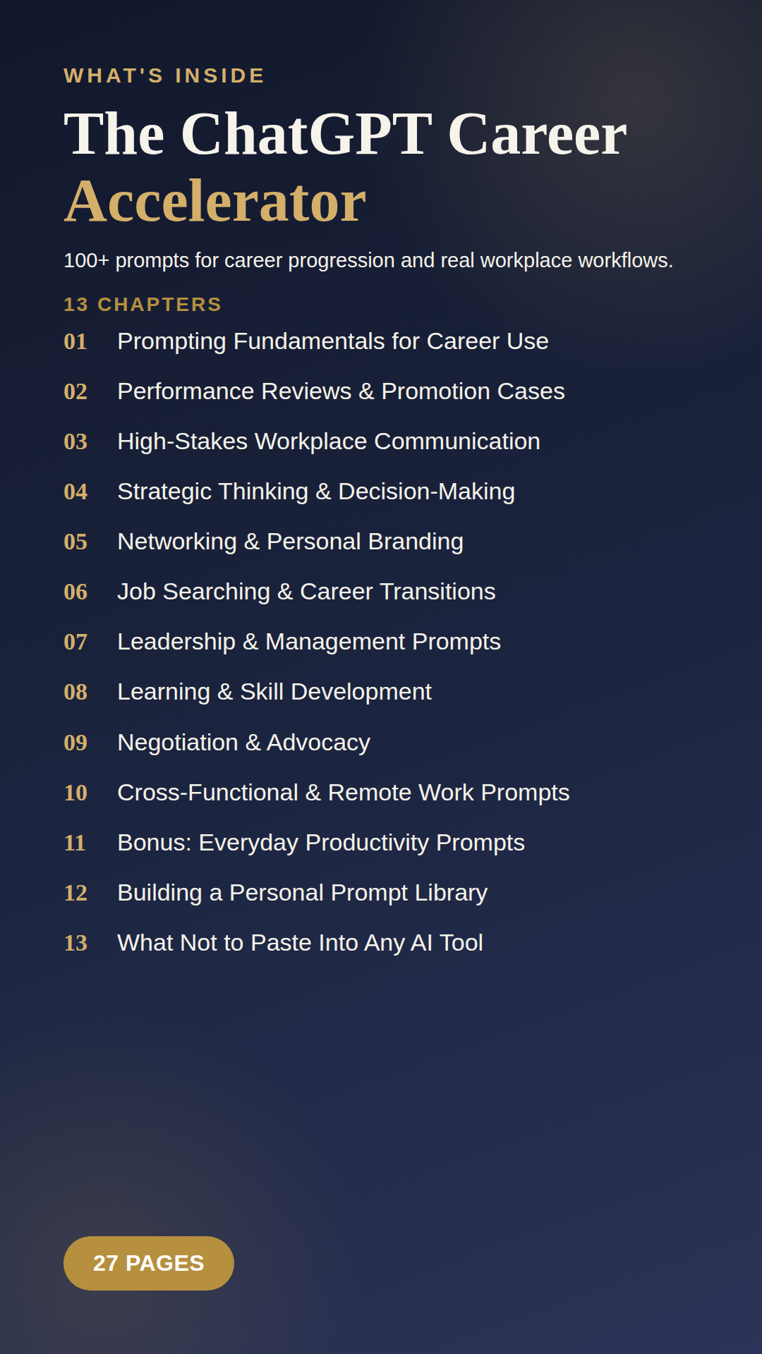 🚀 The ChatGPT Career Accelerator
