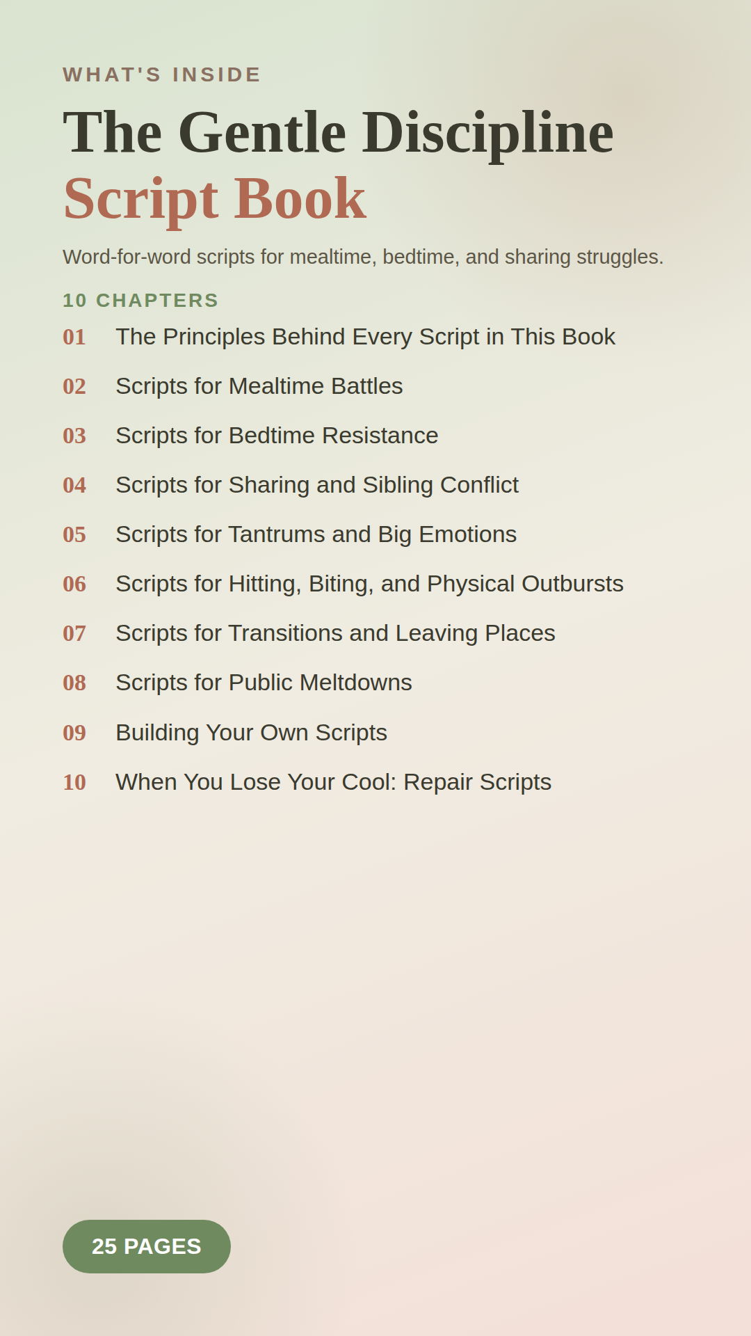 🗣️ The Gentle Discipline Script Book