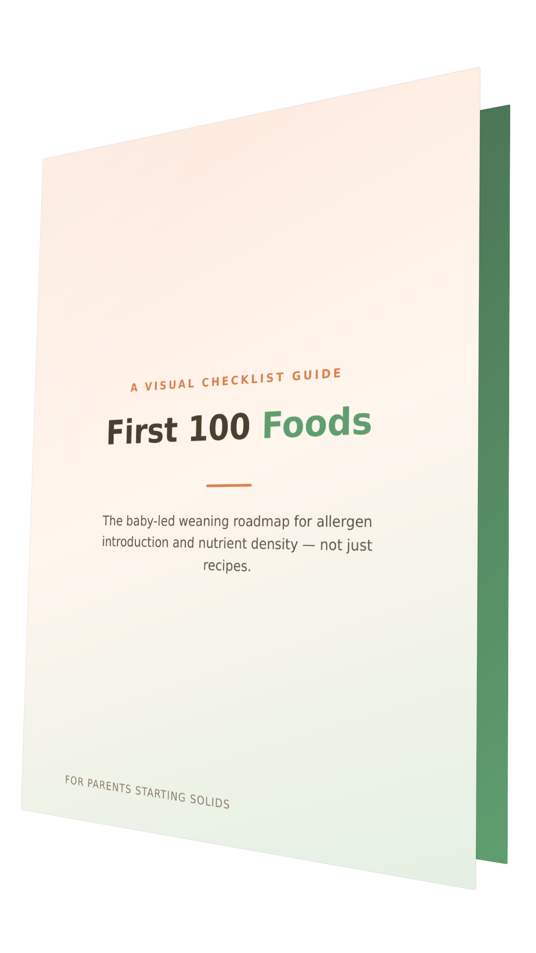 🥑 First 100 Foods